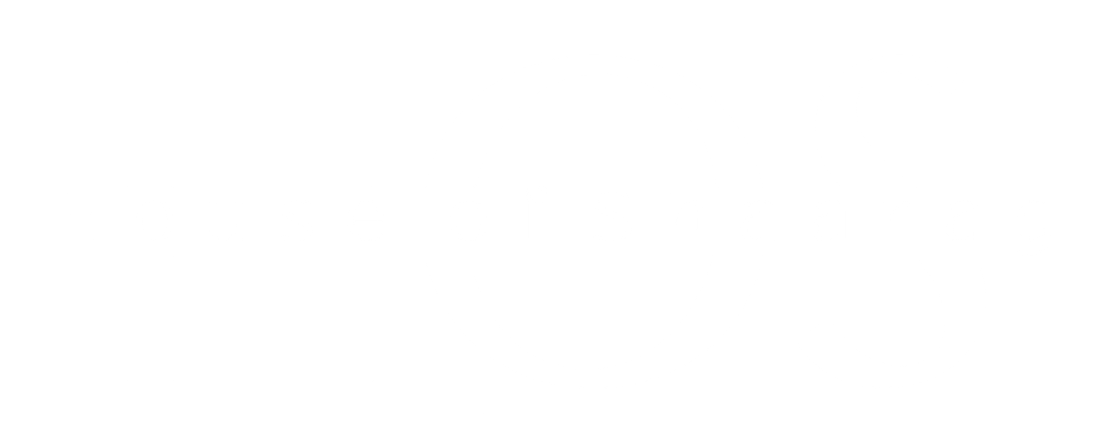 HOS brand logo in white minimalist typography, client branding by The Design Aura